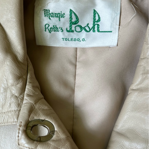 Bonnie Cashin Leather Trench Coat w/ Coin Purse - Picture 6 of 16